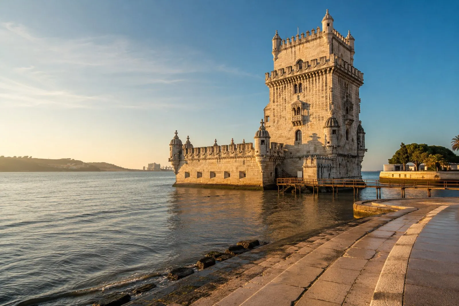 Belem Tower beside the Tagus